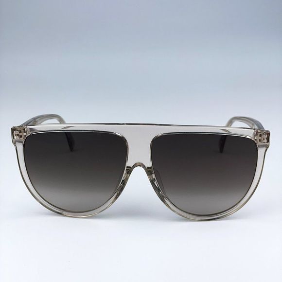 NEW CELINE CL40006F 72F Shiny Light Pink Gradient Brown  Pilot Women Sunglasses - Picture 3 of 11